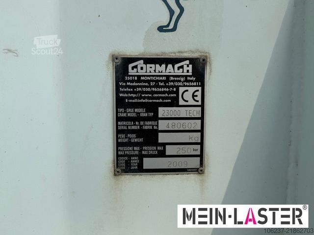 Autokranwagen MAN 8.180  Cormach 23000 36-3  32 Meter Montagekran