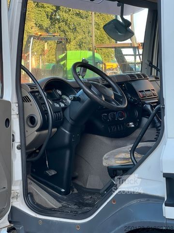 Haakarm vrachtwagen DAF CF 250 VDL-Abrollkipper mit Planenaufbau u. LBW