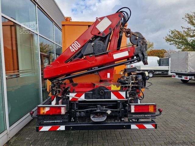 Skapbil MERCEDES-BENZ Vario 816 D Koffer/Kran/Seil/Tank/Werkst.