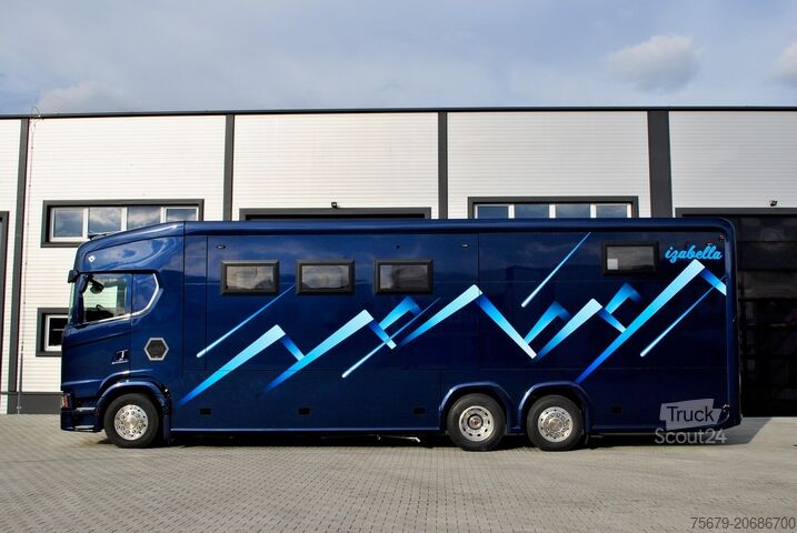 Caravane/camping-car de luxe Scania V8 