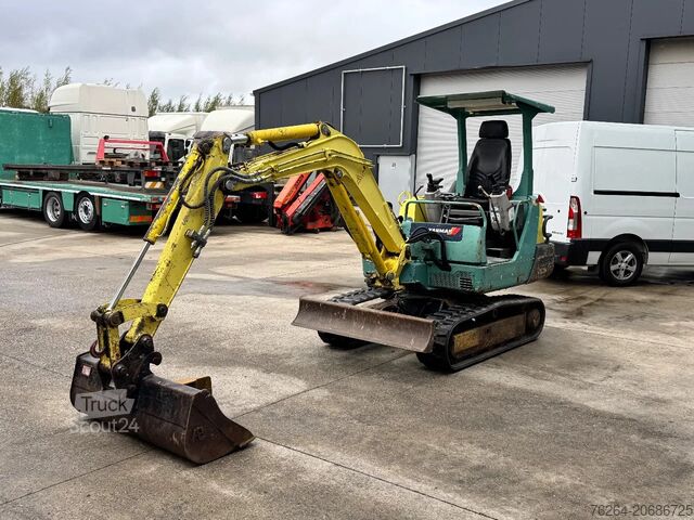 حفارة صغيرة Yanmar B25V snelwissel + 2 bakken