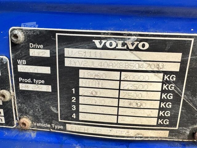 Transporte refrigerado/congelado Volvo FM 310 KOELWAGEN CARRIER SUPRA950MT