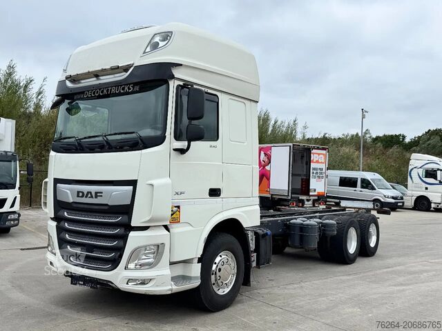 Alváz vezetőfülkével DAF XF 530 6x4 PTO RETARDER