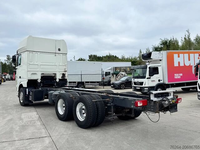 Alváz vezetőfülkével DAF XF 530 6x4 PTO RETARDER