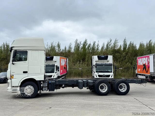 Alváz vezetőfülkével DAF XF 530 6x4 PTO RETARDER