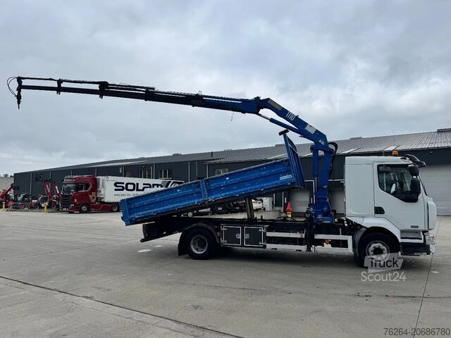 Skraldevogn Renault Midlum 220 16T KIPPER+KRAAN