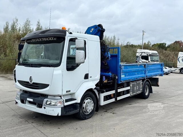 Skraldevogn Renault Midlum 220 16T KIPPER+KRAAN
