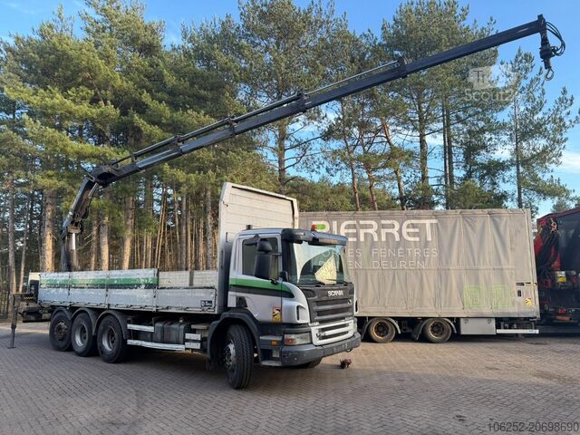 Autogru Scania P380 8x4 TRIDEM + CRANE HIAB 166 ES-5 HIPRO - R...