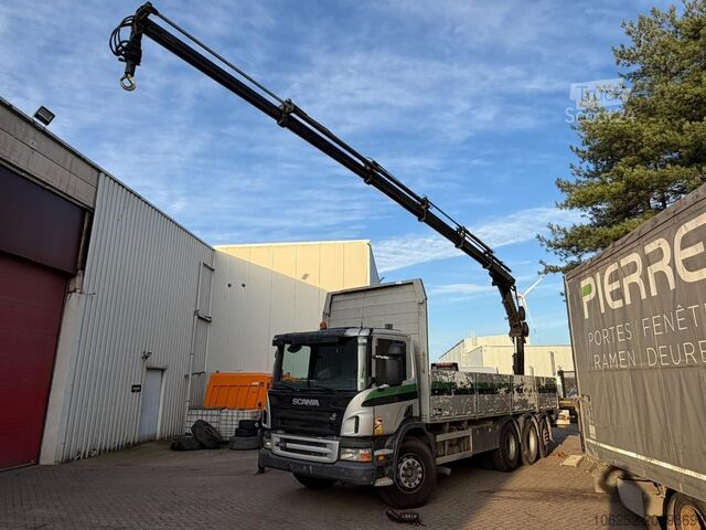 Kraanwagen Scania P380 8x4 TRIDEM + CRANE HIAB 166 ES-5 HIPRO - R...