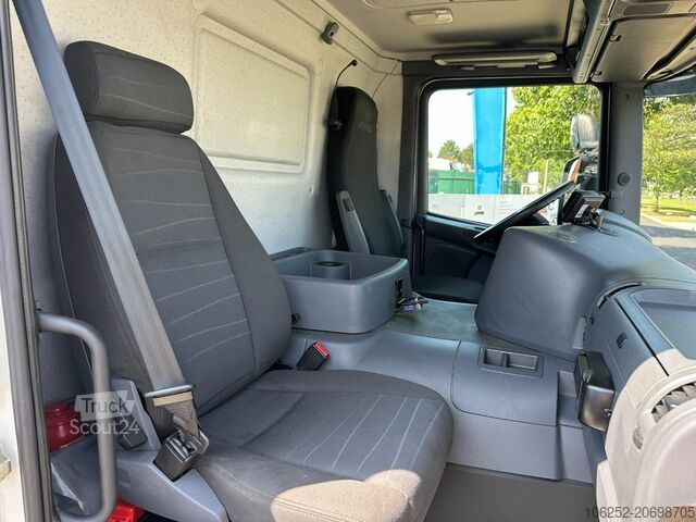 Schuifzeil Scania P410 8x4 TRIDEM PRITSCHE PLANE + KRAN HIAB 244 ...