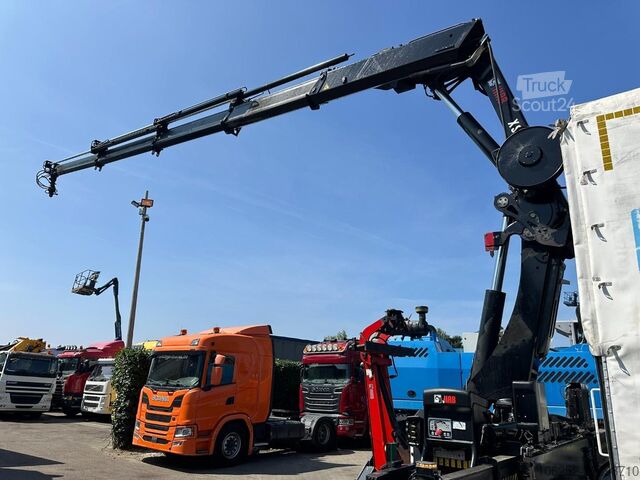 Kraanwagen Scania P410 8x4 TRIDEM + CRANE HIAB 244 EP-4 HIDUO - R...