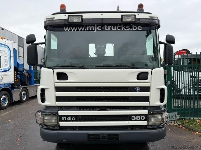 Containertransport (haakarmsysteem) Scania 114C-380 6X4 HOOKLIFT / GANCHO HIAB MULTILIFT -...