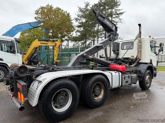 Containertransport (haakarmsysteem) Scania 114C-380 6X4 HOOKLIFT / GANCHO HIAB MULTILIFT -...