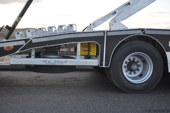Autonkuljetus puoliperävaunu KALEPAR KLP 228V6M1-6er Autotransporterauflieger