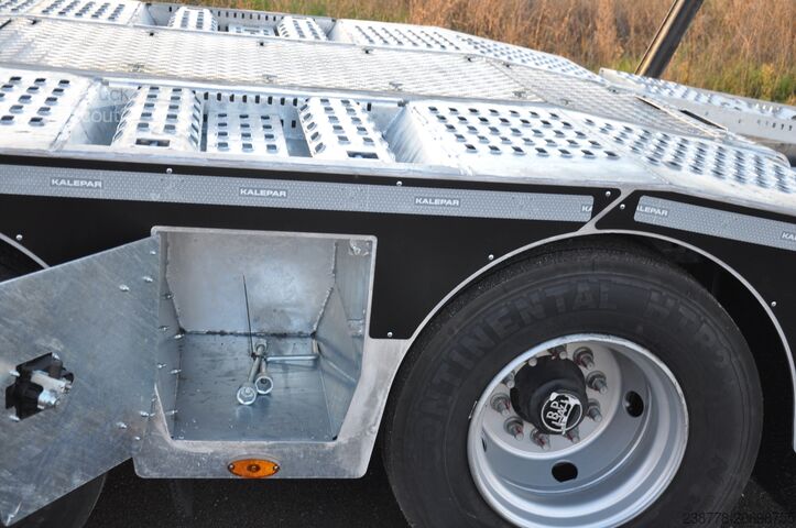 Autonkuljetus puoliperävaunu KALEPAR KLP 228V6M1-6er Autotransporterauflieger