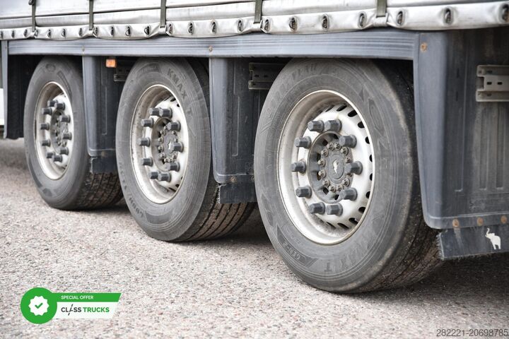 Offener Sattelanhänger mit Plane SCHMITZ CARGOBULL SCS24/L Varios