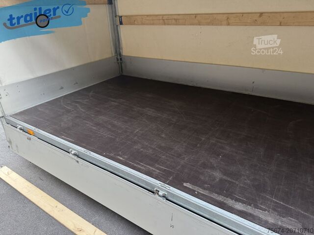 Trailer with flatbed & tarpaulin Henra 