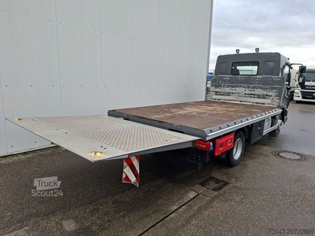 Flatbed truck DAF LF 260 FA 12to 3-Sitzer Navi Pritsche LBW