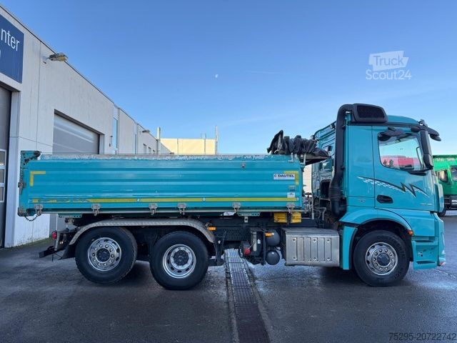 Dreiseitenkipper LKW MERCEDES-BENZ Antos 2548 6x4 HAD Bordmatic elektr Roll-Verdeck