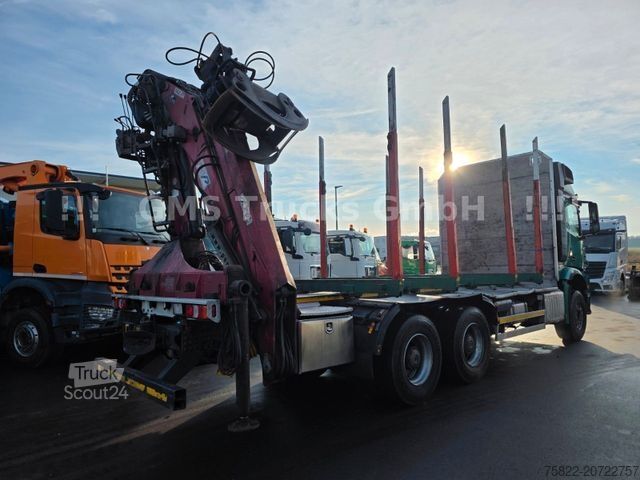 Holztransporter LKW MERCEDES-BENZ Arocs 2651 / 6X4 / Penz 14Z