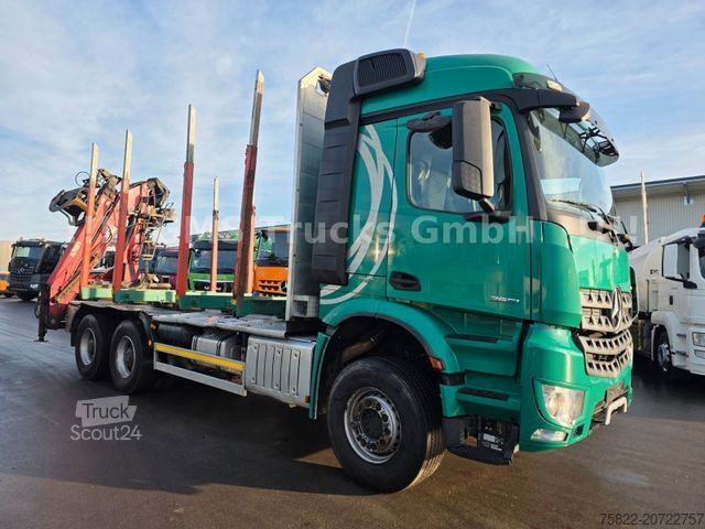 Holztransporter LKW MERCEDES-BENZ Arocs 2651 / 6X4 / Penz 14Z