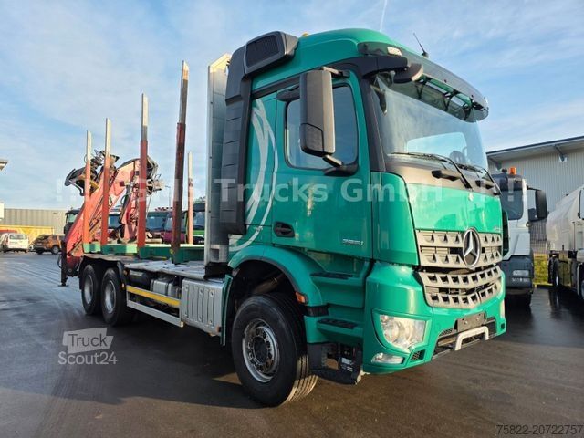 Holztransporter LKW MERCEDES-BENZ Arocs 2651 / 6X4 / Penz 14Z