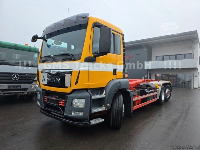 Контейнеровоз з гачком (рол-офф) MAN TGS 26.400 / Meiller / Retarder