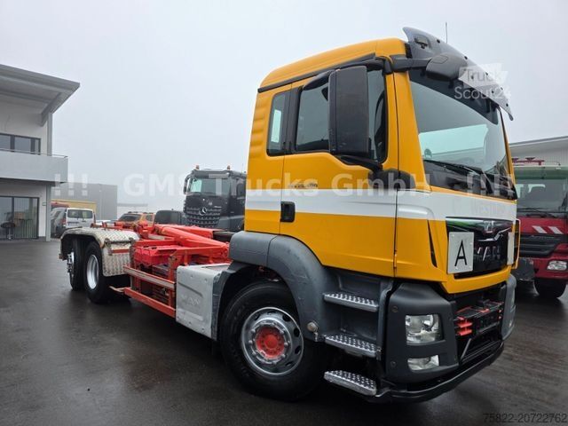 Контейнеровоз з гачком (рол-офф) MAN TGS 26.400 / Meiller / Retarder