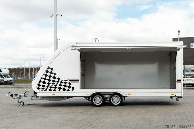 Boxtrailer BLYSS Kofferanhänger Autoanhänger 580x230x190cm  3,5t