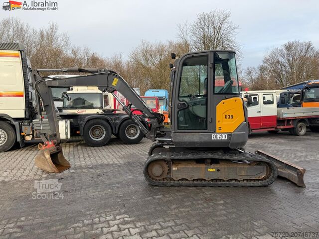 Mini-pelle Volvo ECR50D Schnellwechsler | Klima | 2 x vorhanden | deutsche Maschine