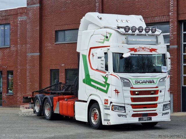 Fahrgestell mit Fahrerhaus Scania R580 V8 NGS Highline 6x2 - Loadlift - Retarder ...