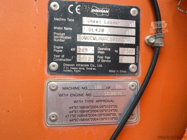 Nakladalnik Doosan DL420