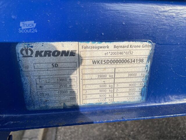 Transport de volume Krone Mega Mega / Volume / BPW Axles / Drumbrakes