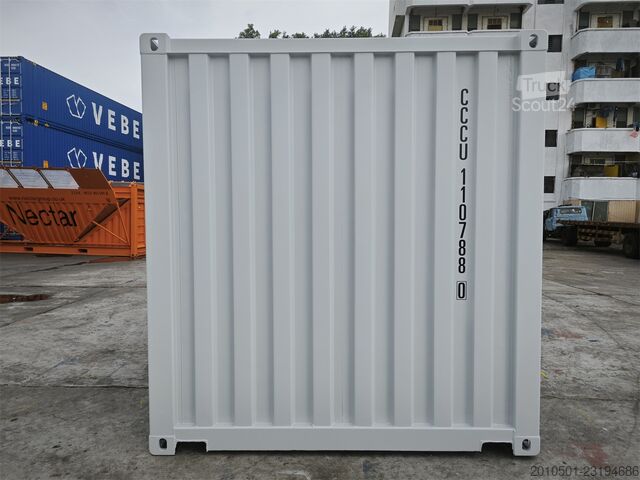 Seecontainer 10 Fuß Seecontainer / one Way Lagercontainer / Anthrazit / Lichtgrau
