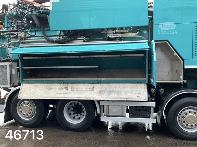 Scania G 480 8x2 Medienos keltuvas 15m³ Kombinuotas nuotekų siurblys – perdirbėjas Scania G 480 8x2 Holzmaan 15m³ Combi kolkenzuiger Recy...