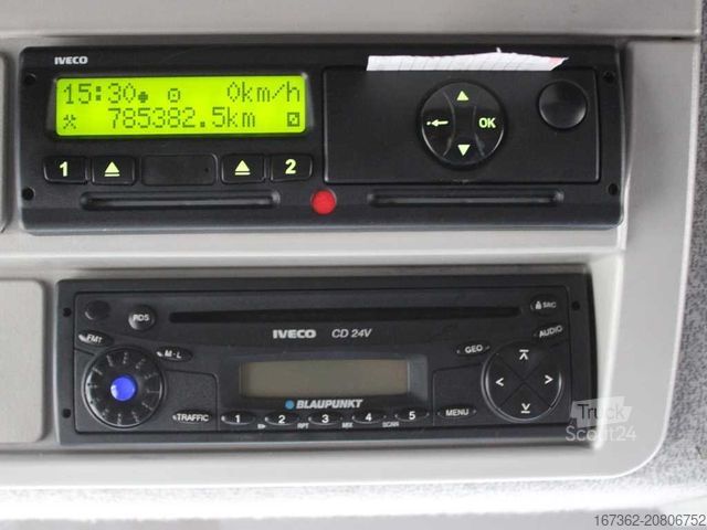 Samochód ciężarowy z plandeką typu platforma IVECO EUROCARGO 120EL21, EURO 3, PNEU 80%