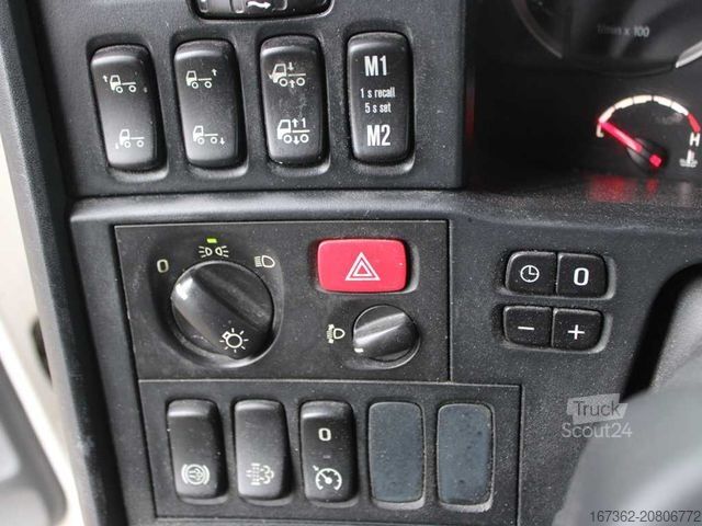 Φορτηγό πλατφόρμα με μουσαμά SCANIA R410, EURO 6, 6X2, AIR SUSPENSIONS