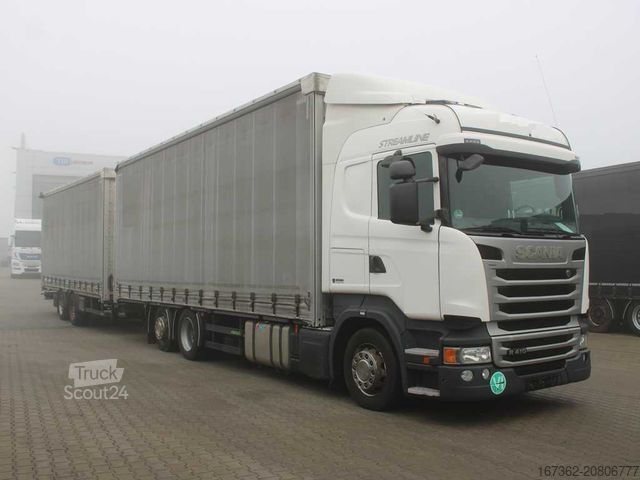 Φορτηγό τύπου τζάμπο SCANIA R410, EURO 6, 6X2, AIR SUSPENSIONS