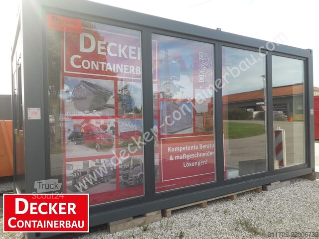 Dzīvojamais konteiners Decker Containerbau Büro-, Ausstellungscontainer