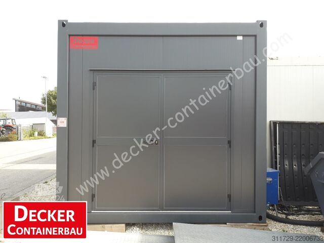 Dzīvojamais konteiners Decker Containerbau Büro-, Ausstellungscontainer