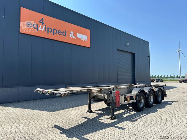 Konteinerių vežimas Van Hool 20FT/30FT ADR CHASSIS / galvanized / BPW DRUM /...