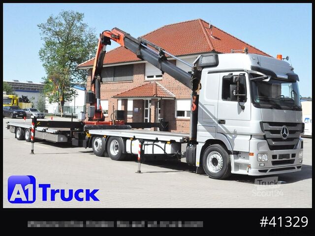 Tovorna dvigalka na tovornjaku MERCEDES-BENZ 2541 MP3, Kran: PK 34002 SH, Container, FUNK