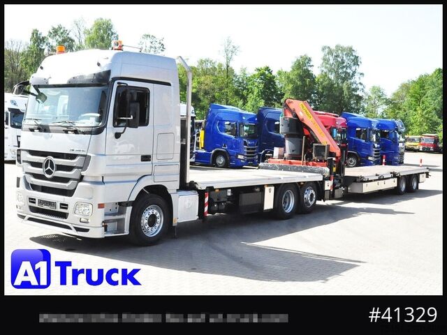 Tovorna dvigalka na tovornjaku MERCEDES-BENZ 2541 MP3, Kran: PK 34002 SH, Container, FUNK