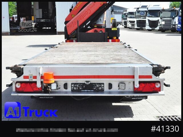Åben trailer STEHMANN ZZW 16, Container, verbreiterbar, ausziehbar, oben gekuppelt
