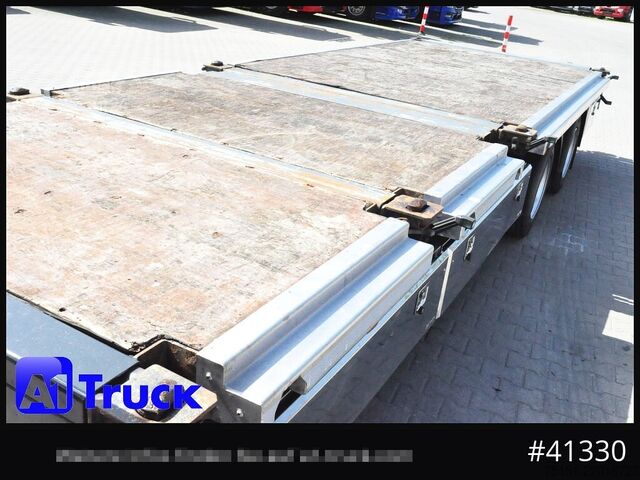 Åben trailer STEHMANN ZZW 16, Container, verbreiterbar, ausziehbar, oben gekuppelt