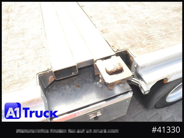 Åben trailer STEHMANN ZZW 16, Container, verbreiterbar, ausziehbar, oben gekuppelt