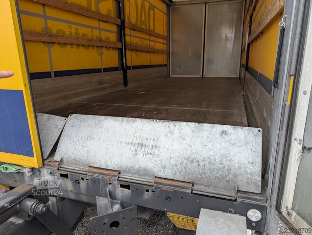Open aanhangwagen met zeil Fliegl TPS 100 Durchlader Plattformanhänger
