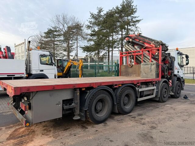 Plateforme de chargement ouverte Iveco TRAKKER 410 8x4 + 32m! KRAN FASSI F800 6x + FLY...