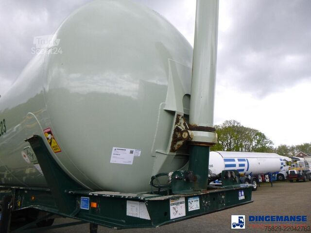 خزان Feldbinder Powder tank alu 60 m3 (tipping)