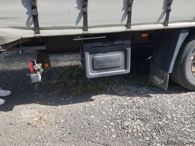 Semi-reboque aberto com lona FLIEGL 3-Achs Gardine SDS 350 RoadRunner